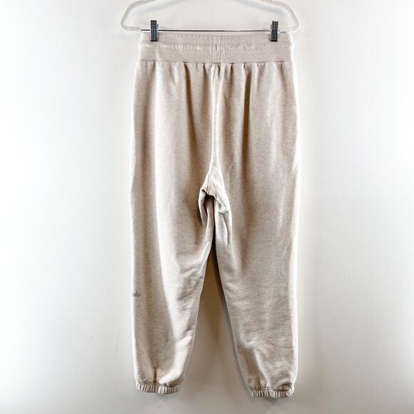 Alo Yoga High Rise Jogger Sweatpants Tan Beige Large - Picture 8 of 10